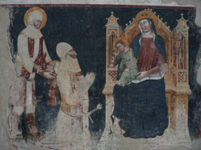 Freske in der Capella Cavalli von Sant Anastasia