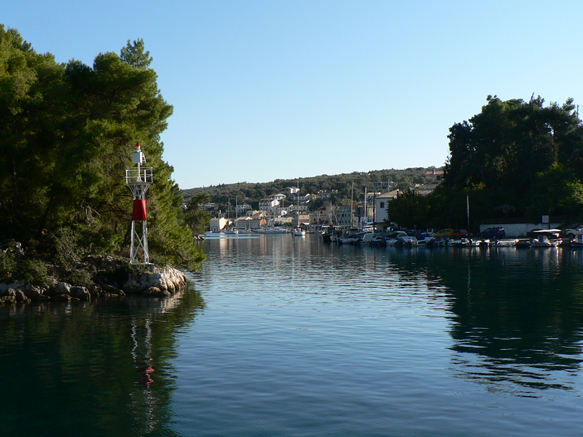 Hafeneinfahrt von Gaios