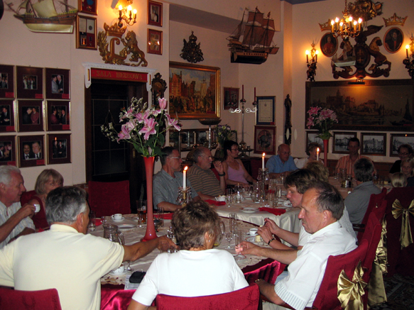 Abendessen im Restaurant Gedansk