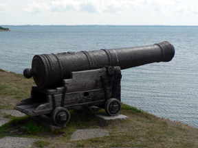 Kanone am Schloss Kalmar