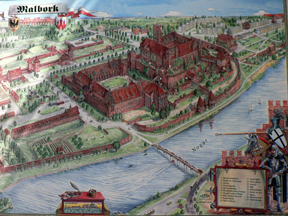Alte Ansicht der Marienburg