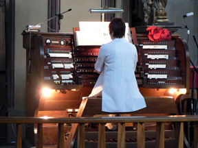 Orgelspiel  im Dom von Frombork
