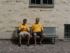 Pause am Schloss Kalmar