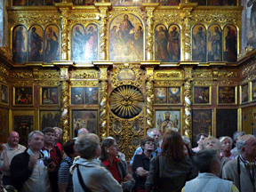 Ikonenwand in der Christi-Verklärungs-Kathedrale