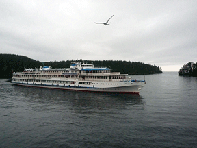 Anlegebuchtbucht der Valaam Insel