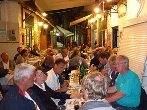 Abendessen am Fischmarkt
