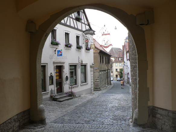 Torbogen vom Faltertor in Dettelbach