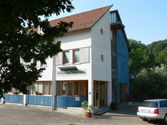 Unsere Unterkunft, Pfeifferhaus in Creglingen/Craintal