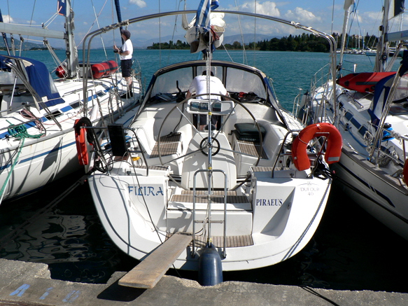 Filira an der Pier von Gouvia
