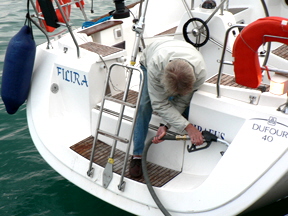 Tanken in Gouvia
