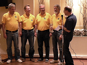 Platz 3, das Blaubrenteam der Filira