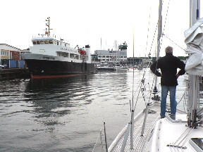 Einlaufen in Kalmar