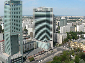 Hochhäuser in Warschau