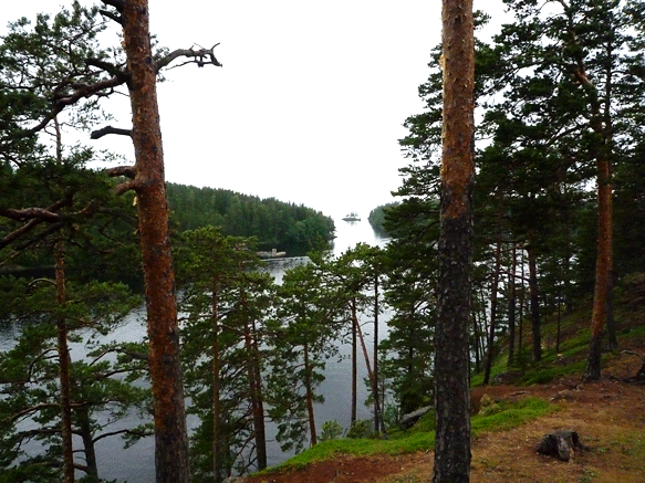 Bucht der Valaam Insel