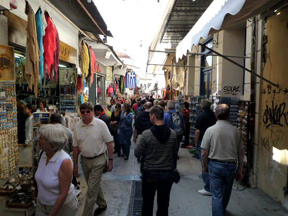 Plaka in Athen
