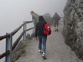 Aufstieg zur Eisriesenwelt